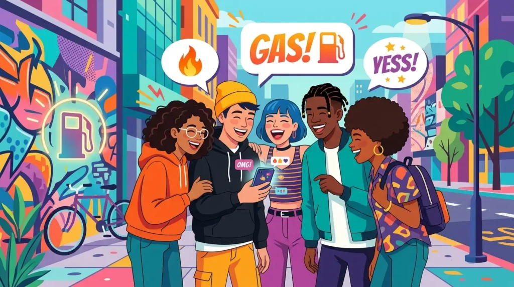 Gas slang mean