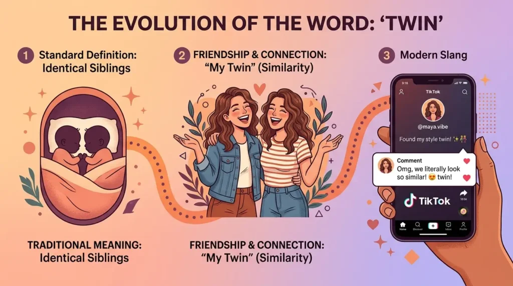 Twin slang come from