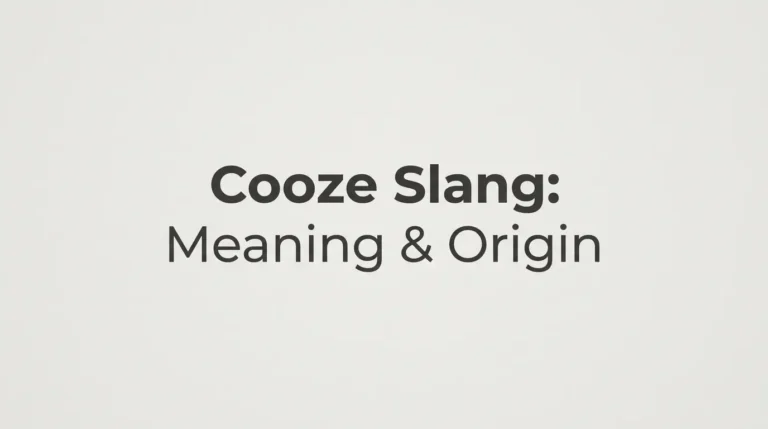 coozo slang