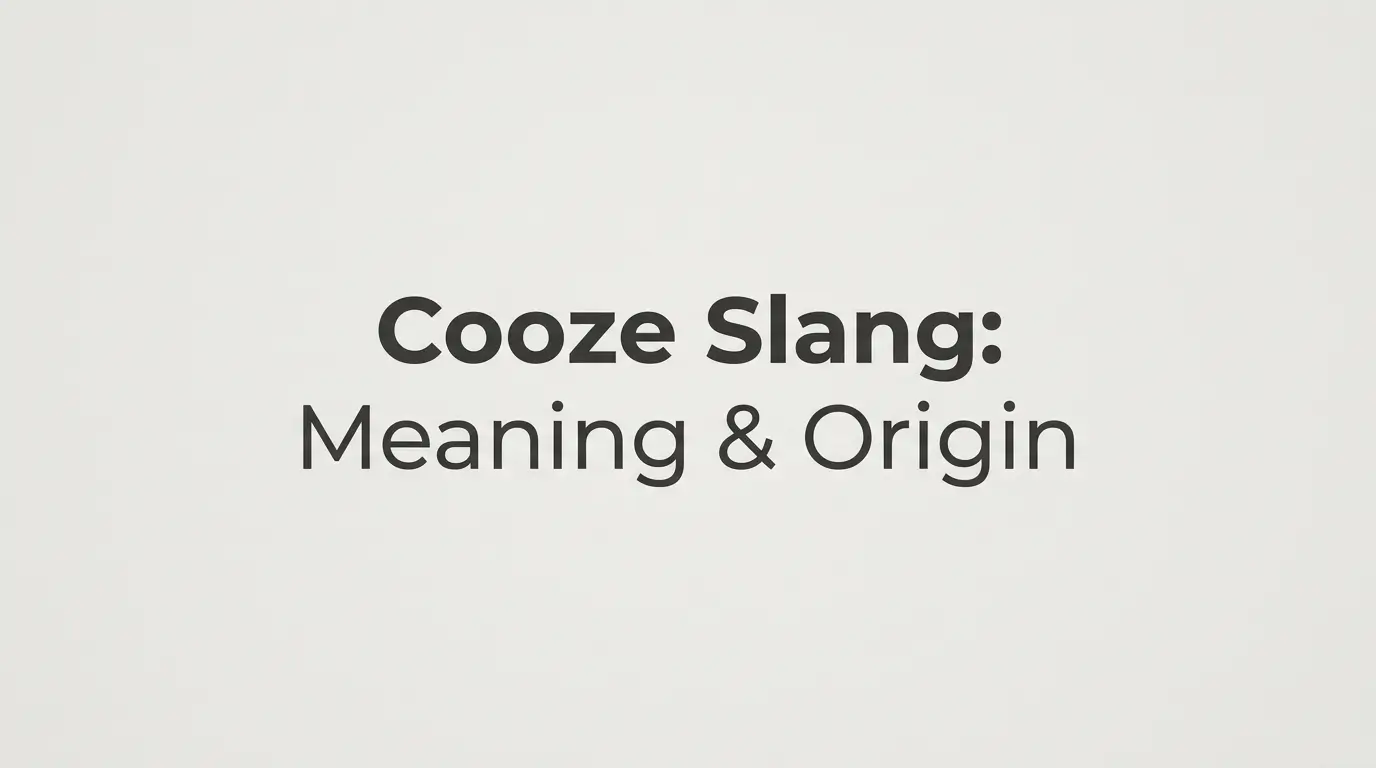 coozo slang