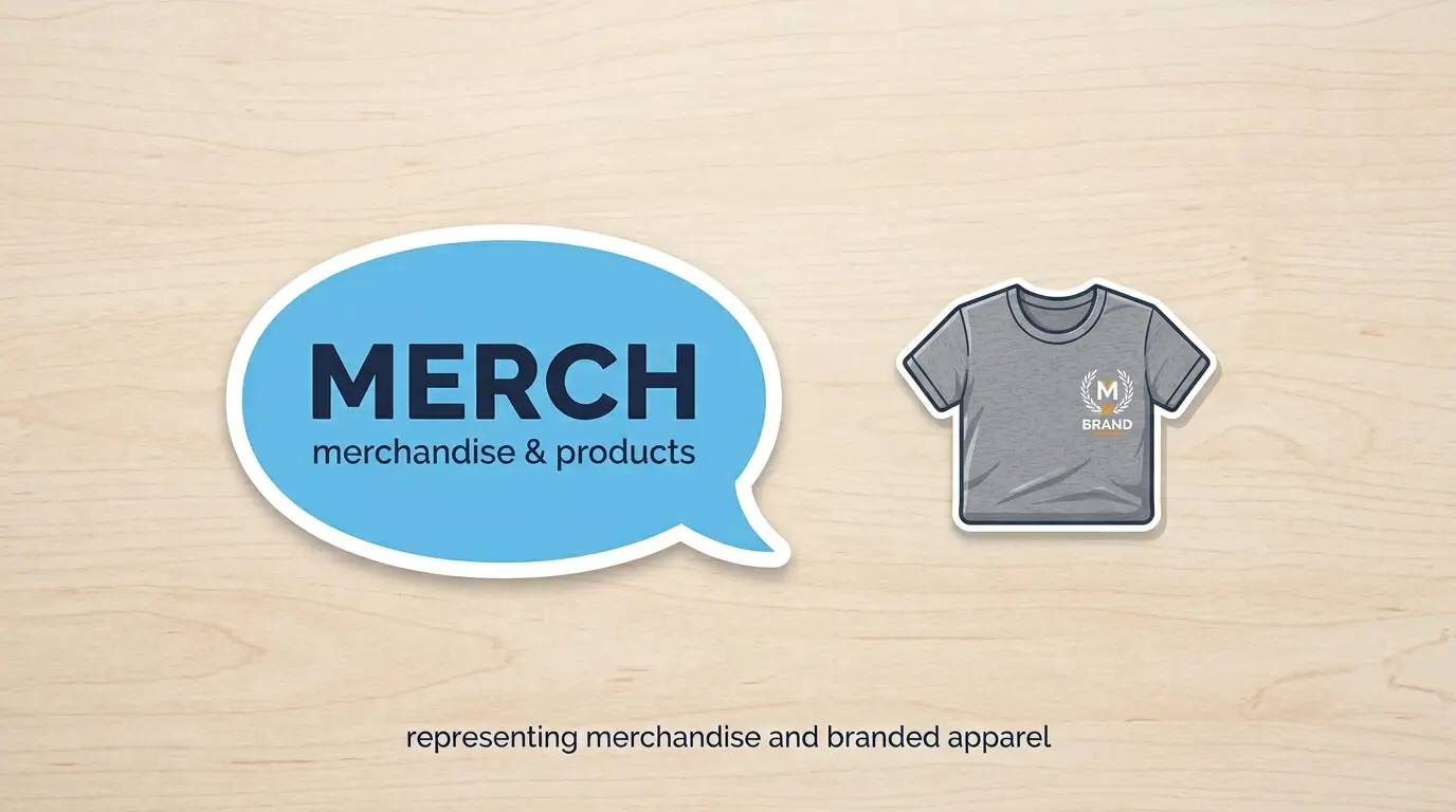 merch meaning slang