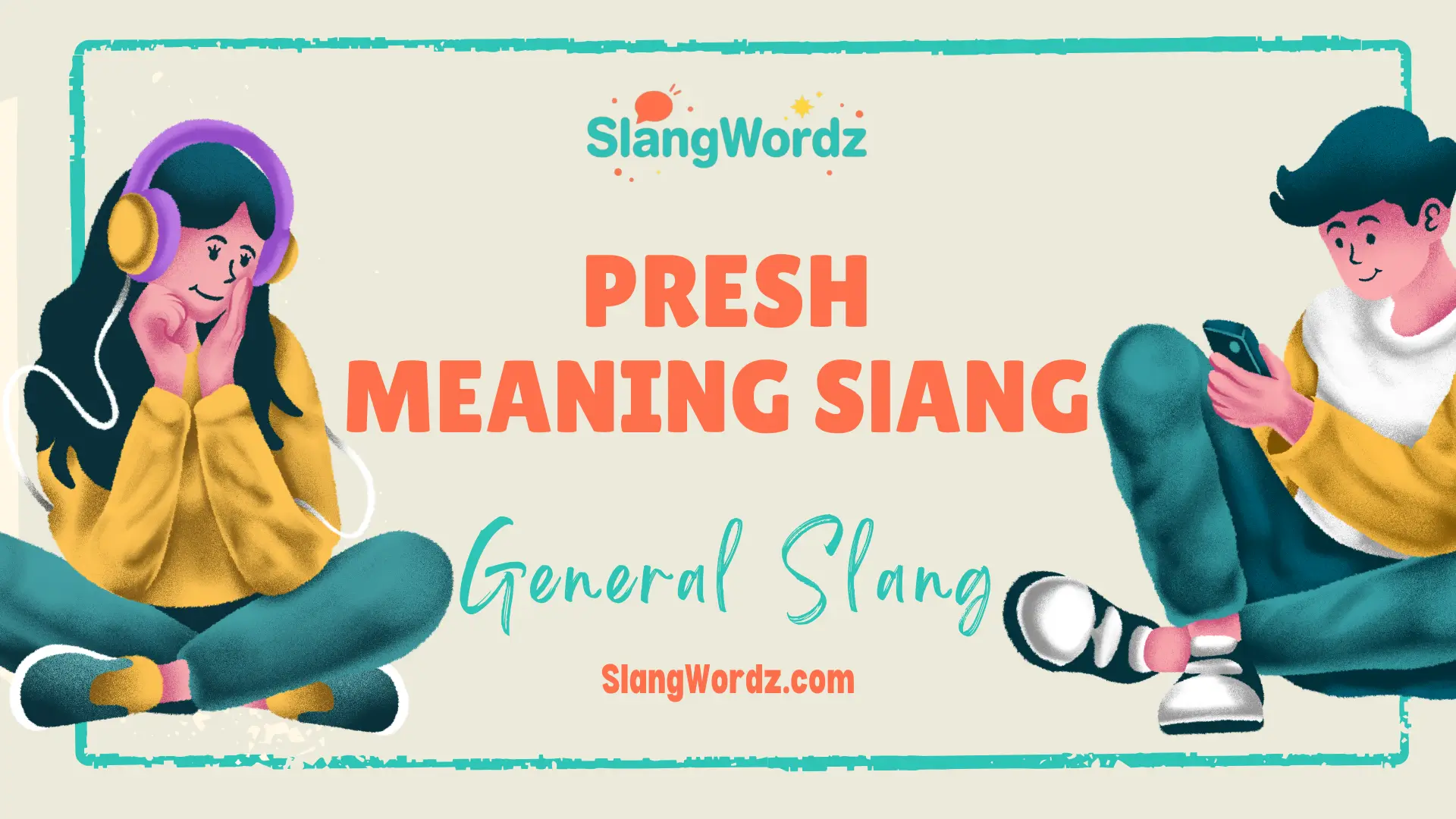 Presh meaning slang