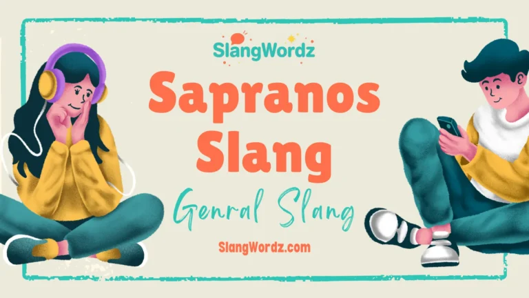 Sopranos slang