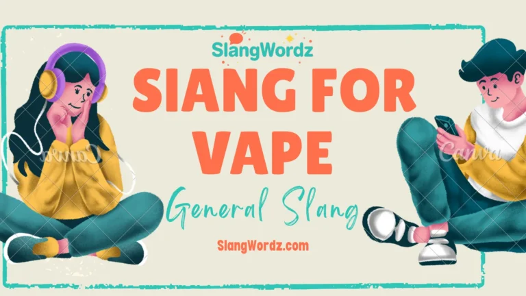 slang for vape