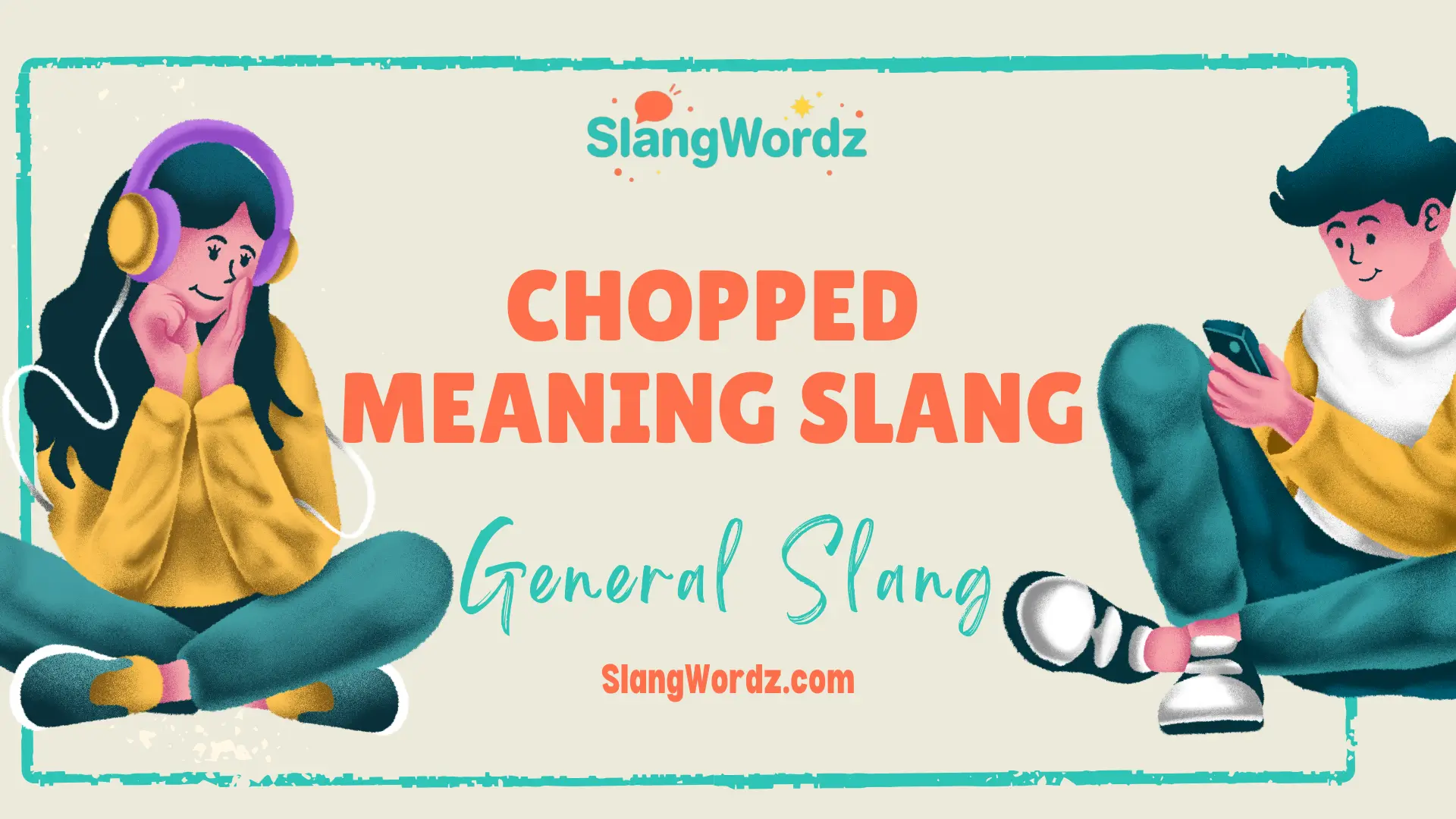 chopped meaning slang
