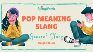 pop meaning slang